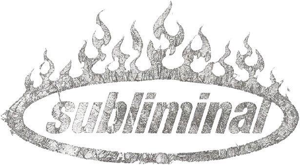 Subliminal flaming logo